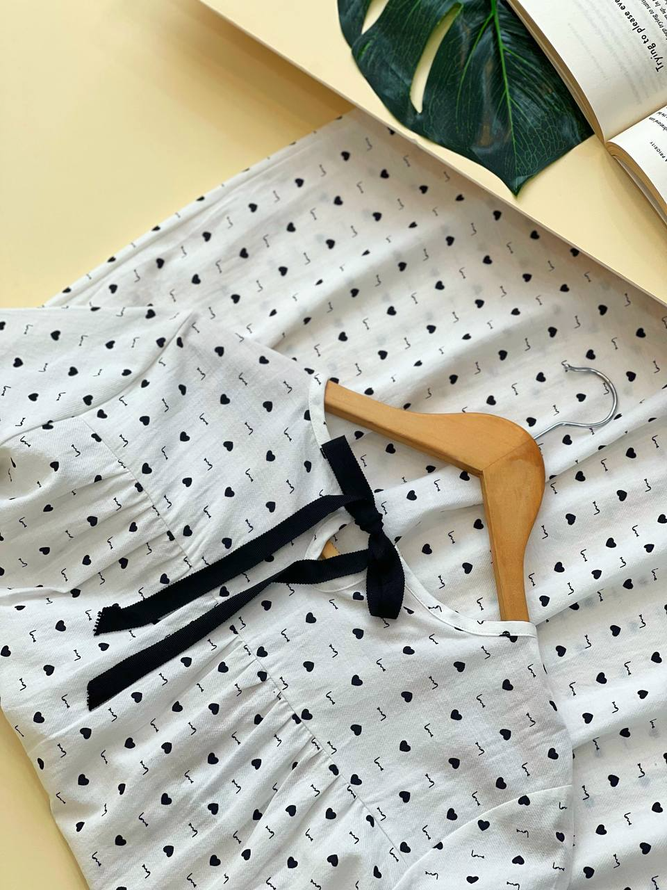 پیراهن قلبی کد 1829