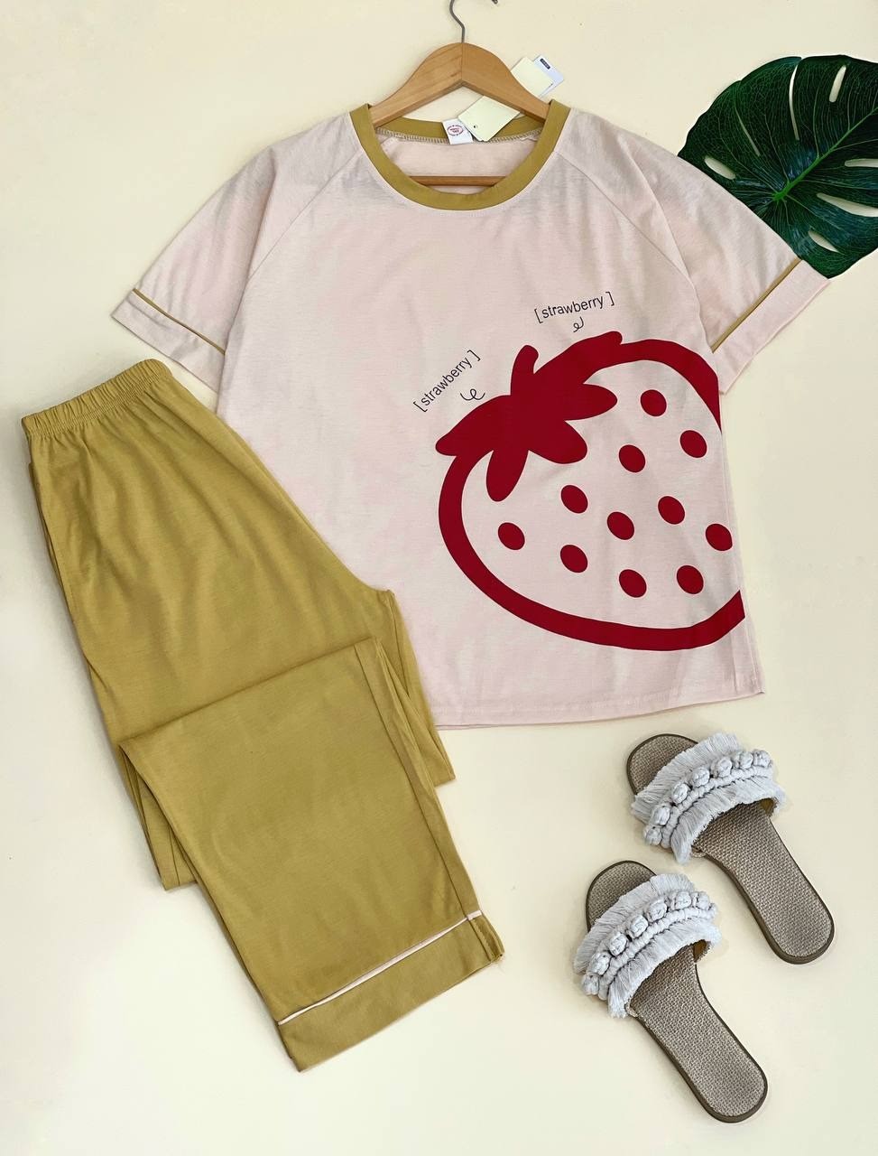 ست بلوز و شلوار راحتی کد 1830