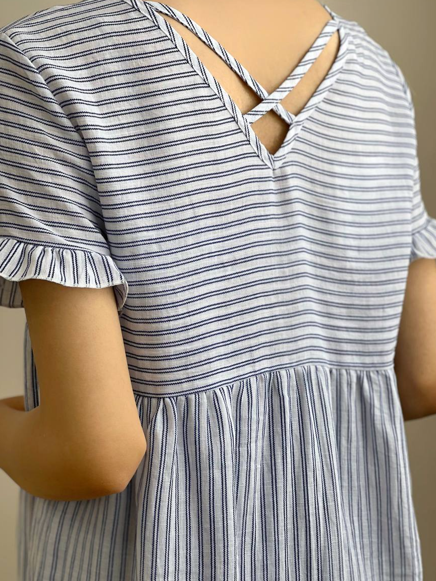 پیراهن راه راه کد 1831