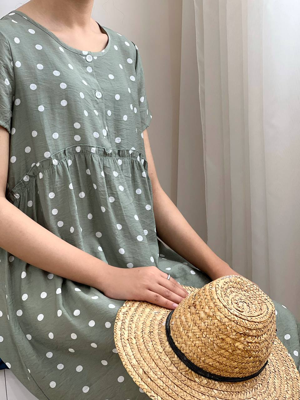 پیراهن خالخالی کد 1839