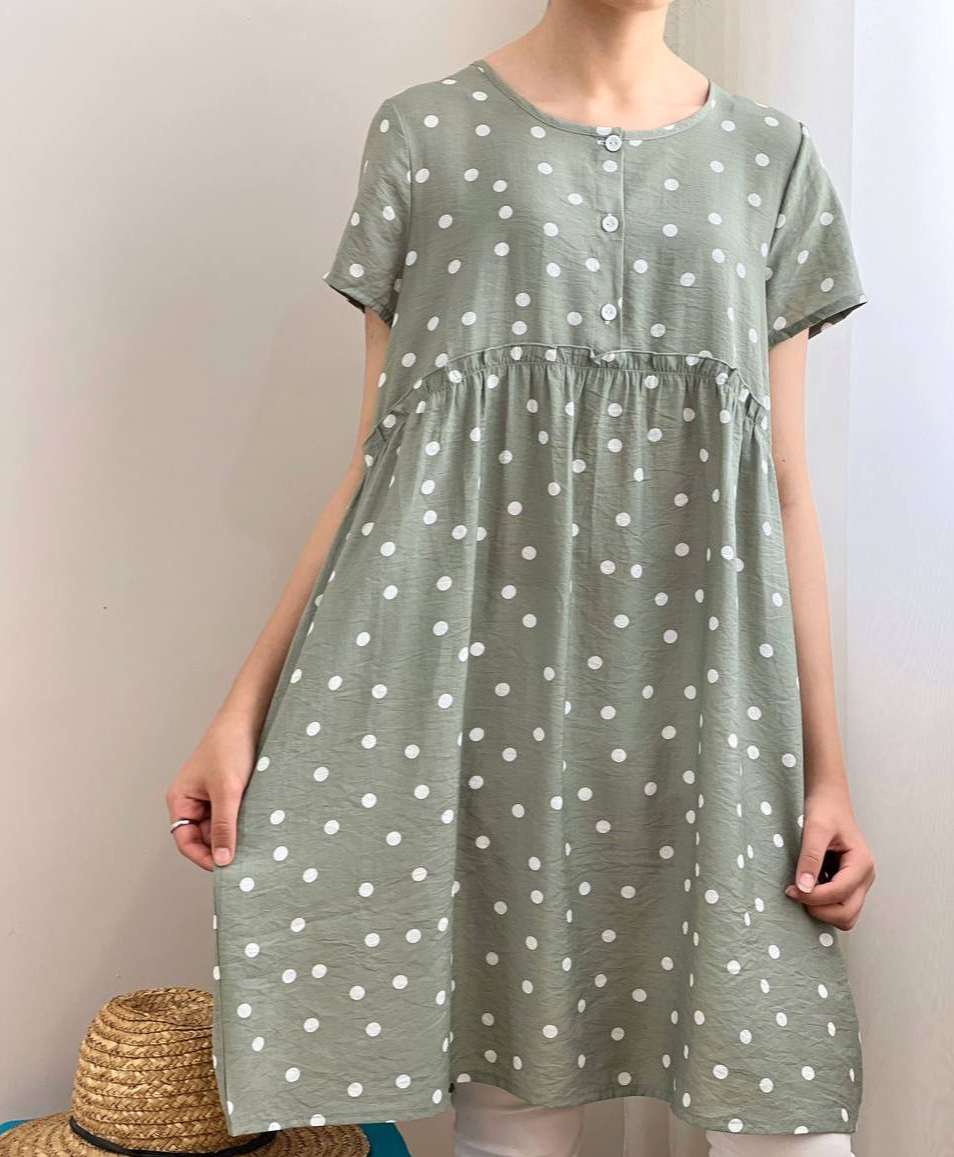 پیراهن خالخالی کد 1839