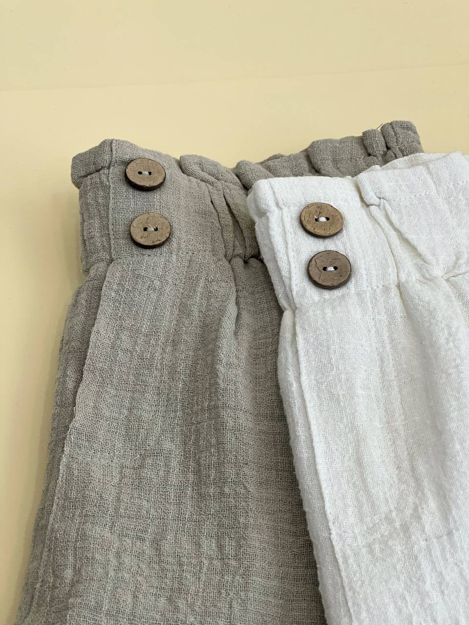 شلوارک لینن آستر دار کد 1841