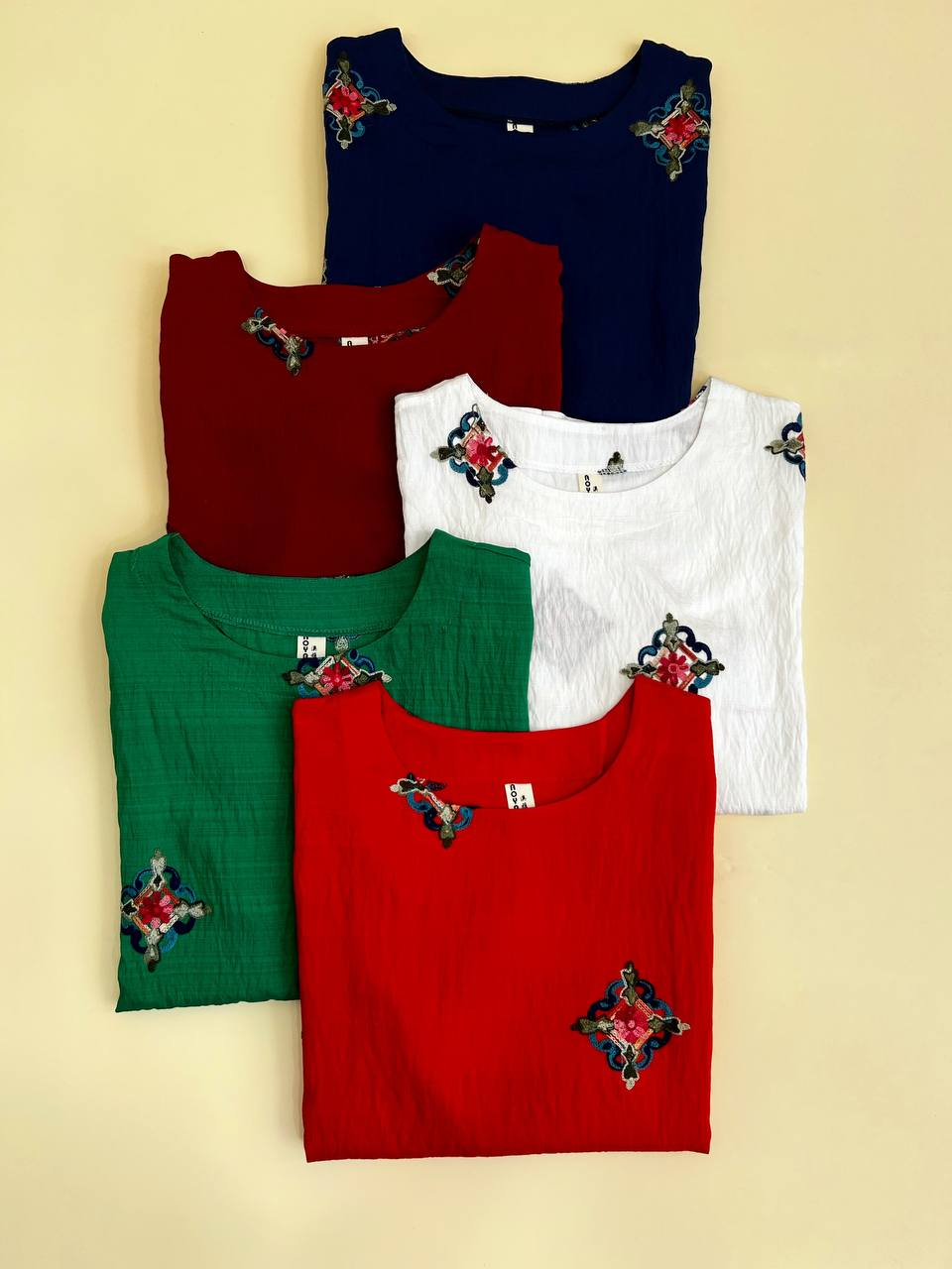 شومیز گلدوزی سنتی کد 1843