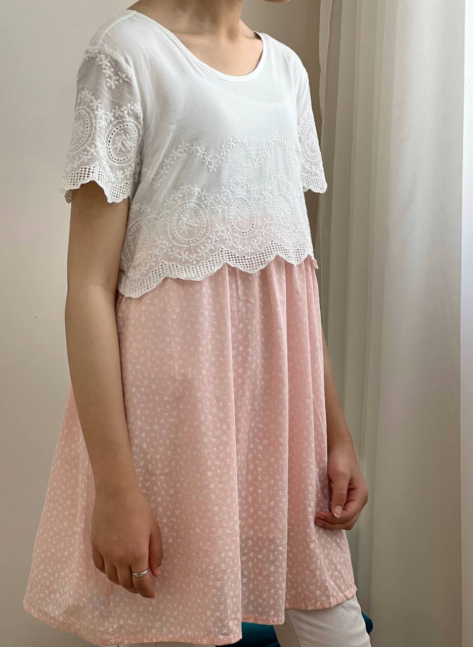 پیراهن تمام نخ آستردار کد 1848