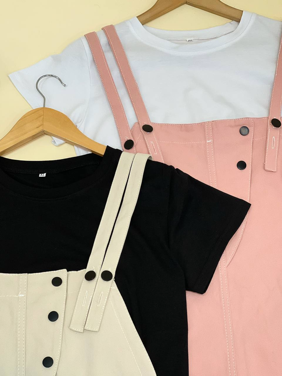 ست دو تیکه سرهمی+تیشرت کد 1849