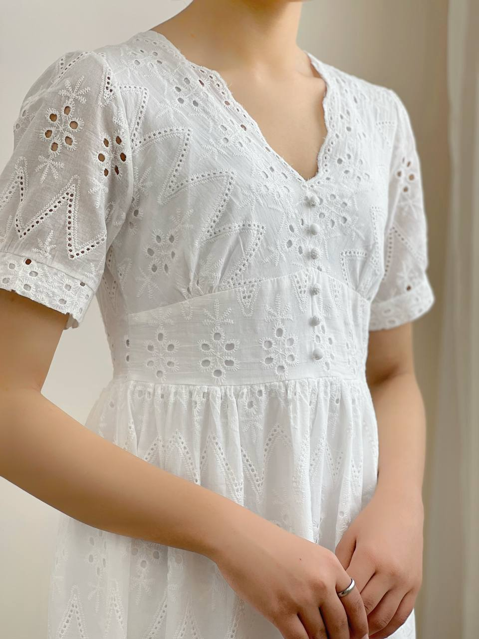 پیراهن خامه دوزی تینیج کد 1852