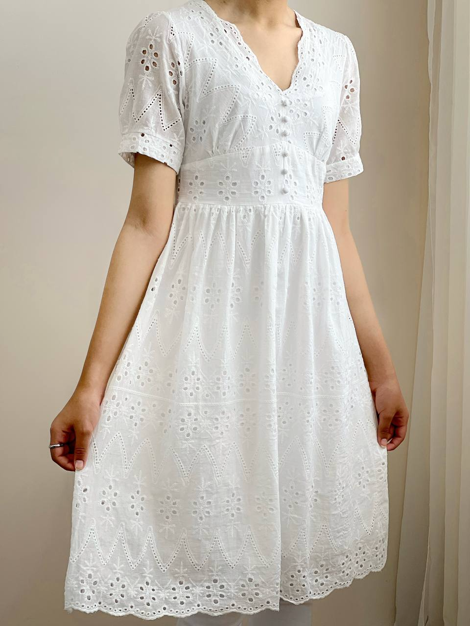 پیراهن خامه دوزی تینیج کد 1852