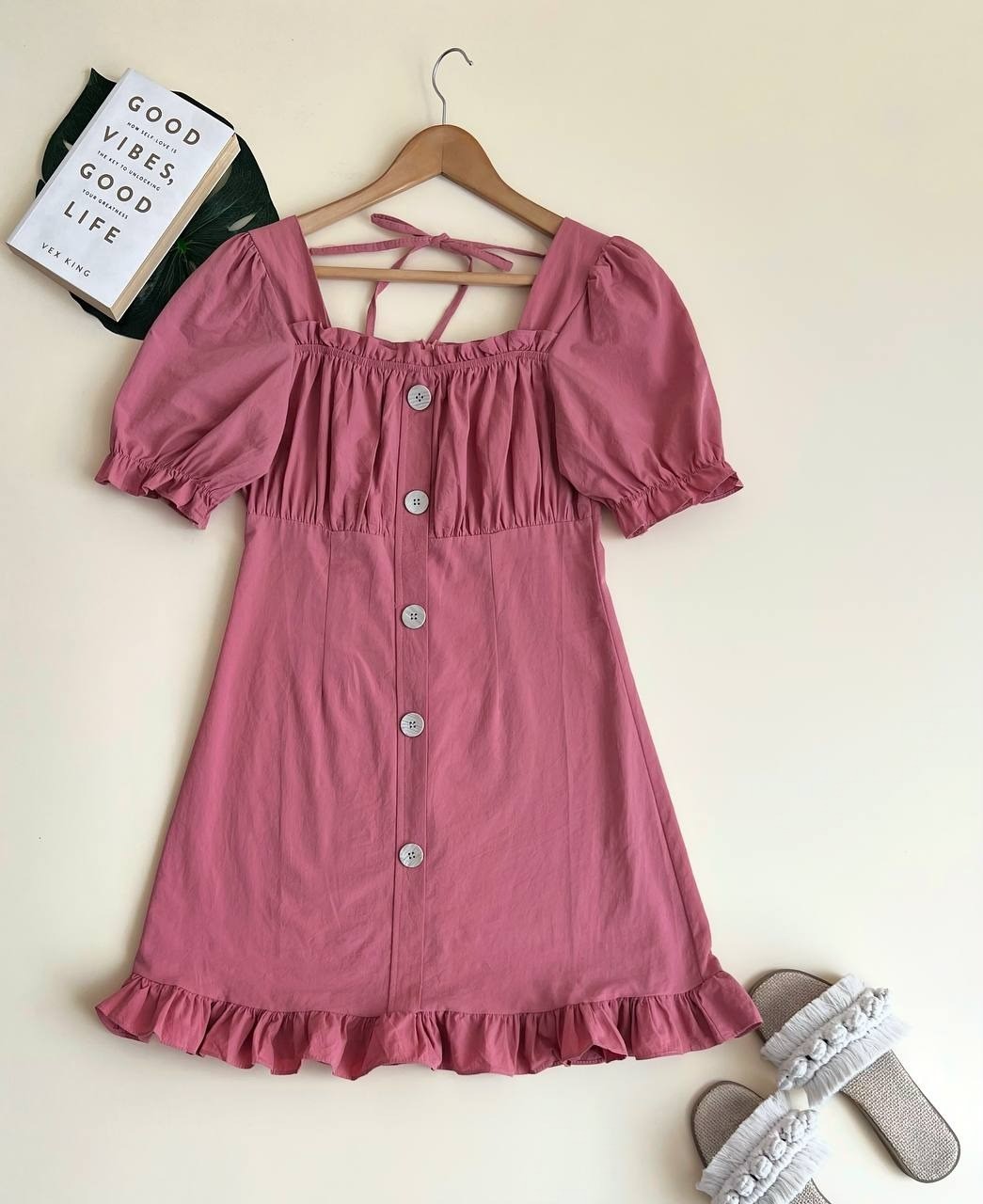 پیراهن کنف عروسکی کد 1856