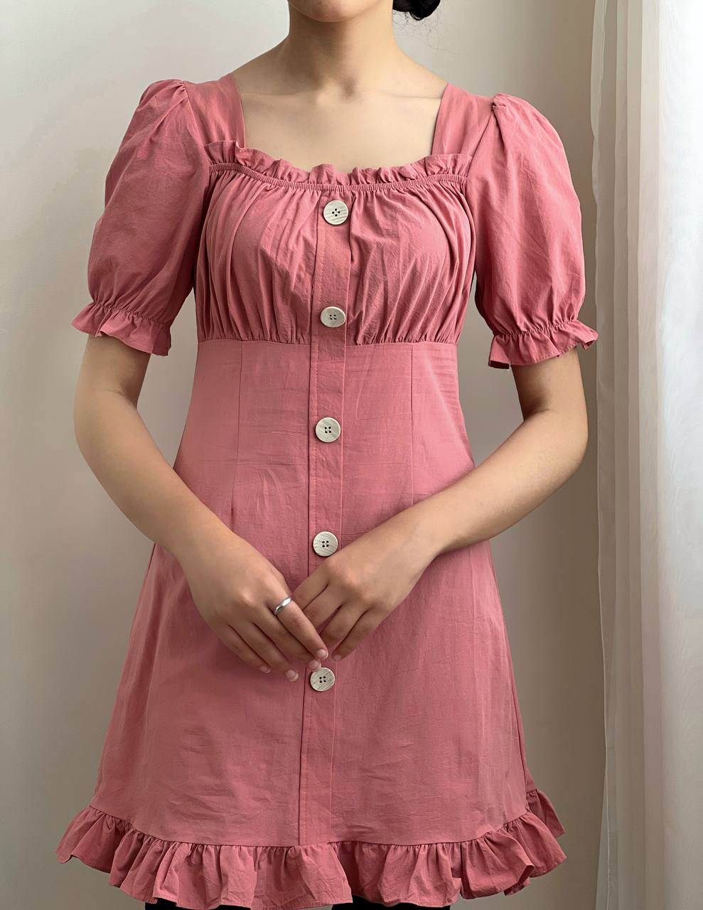 پیراهن کنف عروسکی کد 1856