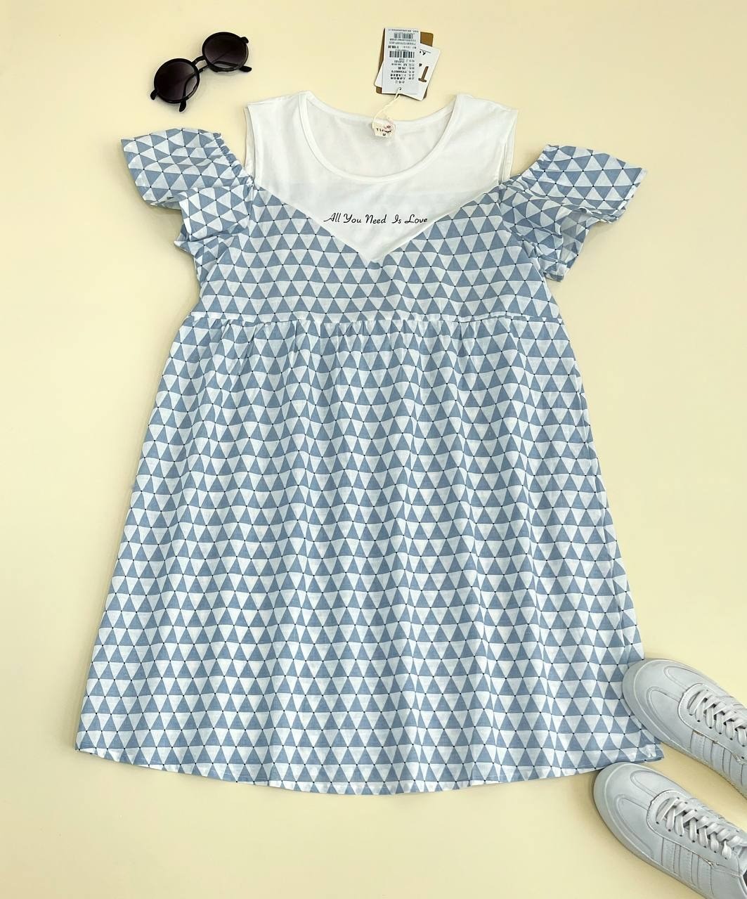 پیراهن سرشونه باز کد 1859