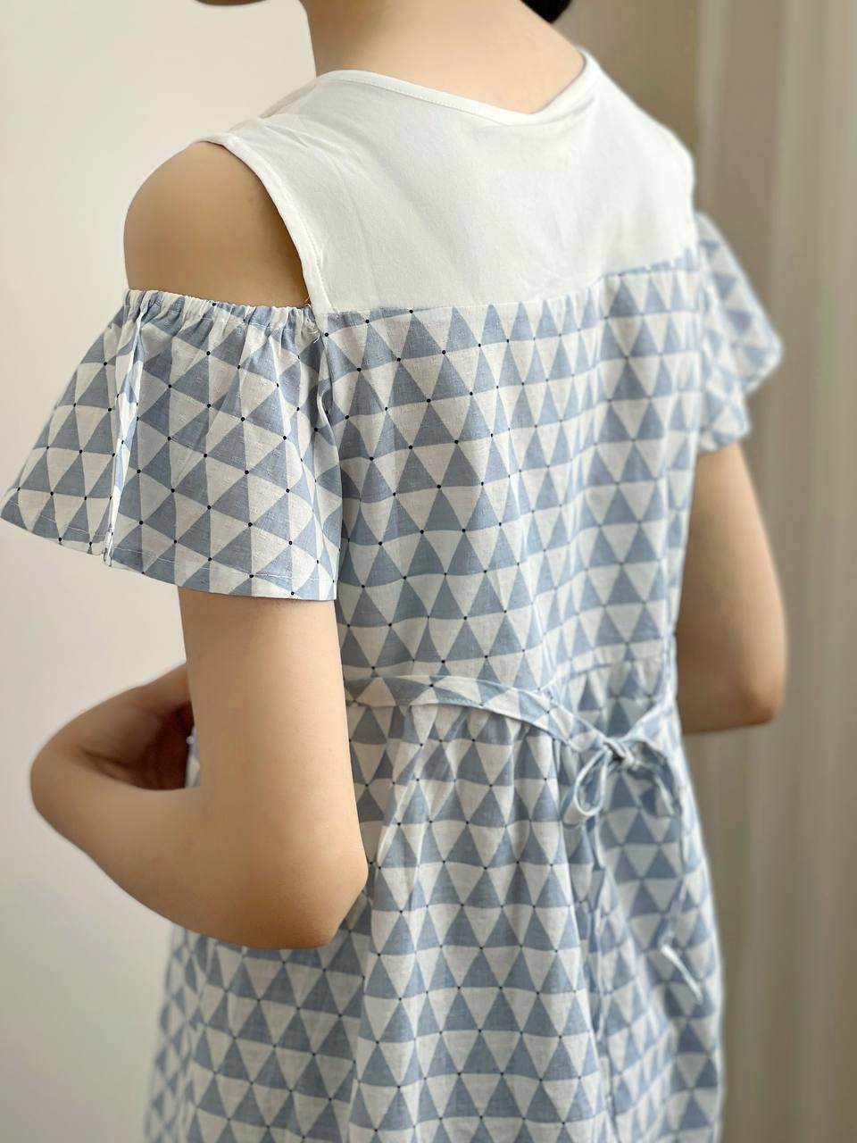 پیراهن سرشونه باز کد 1859