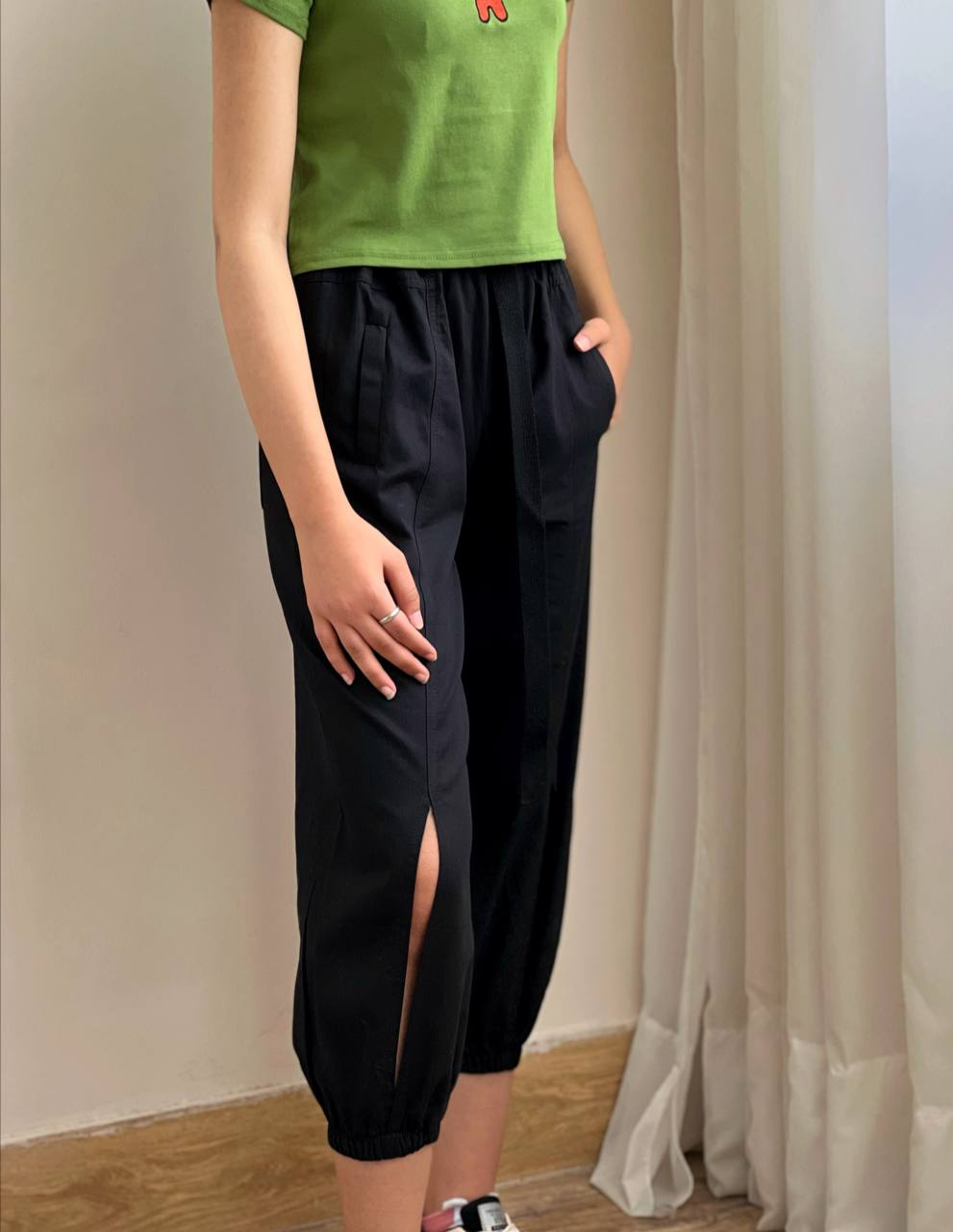 ست کراپ + شلوار کد 1886