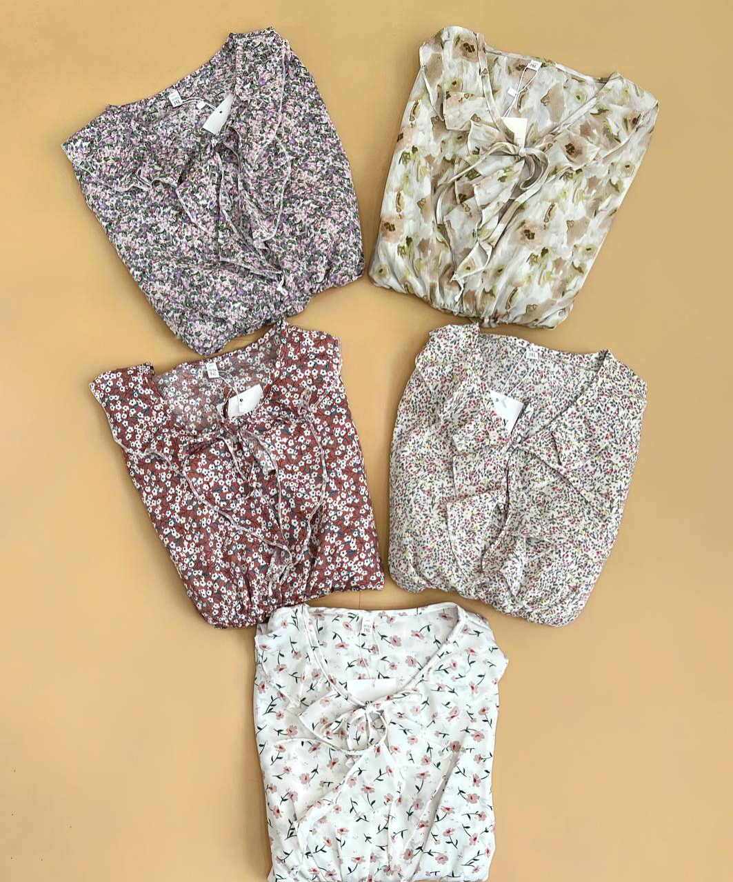 پيراهن گل گلي کد 1736