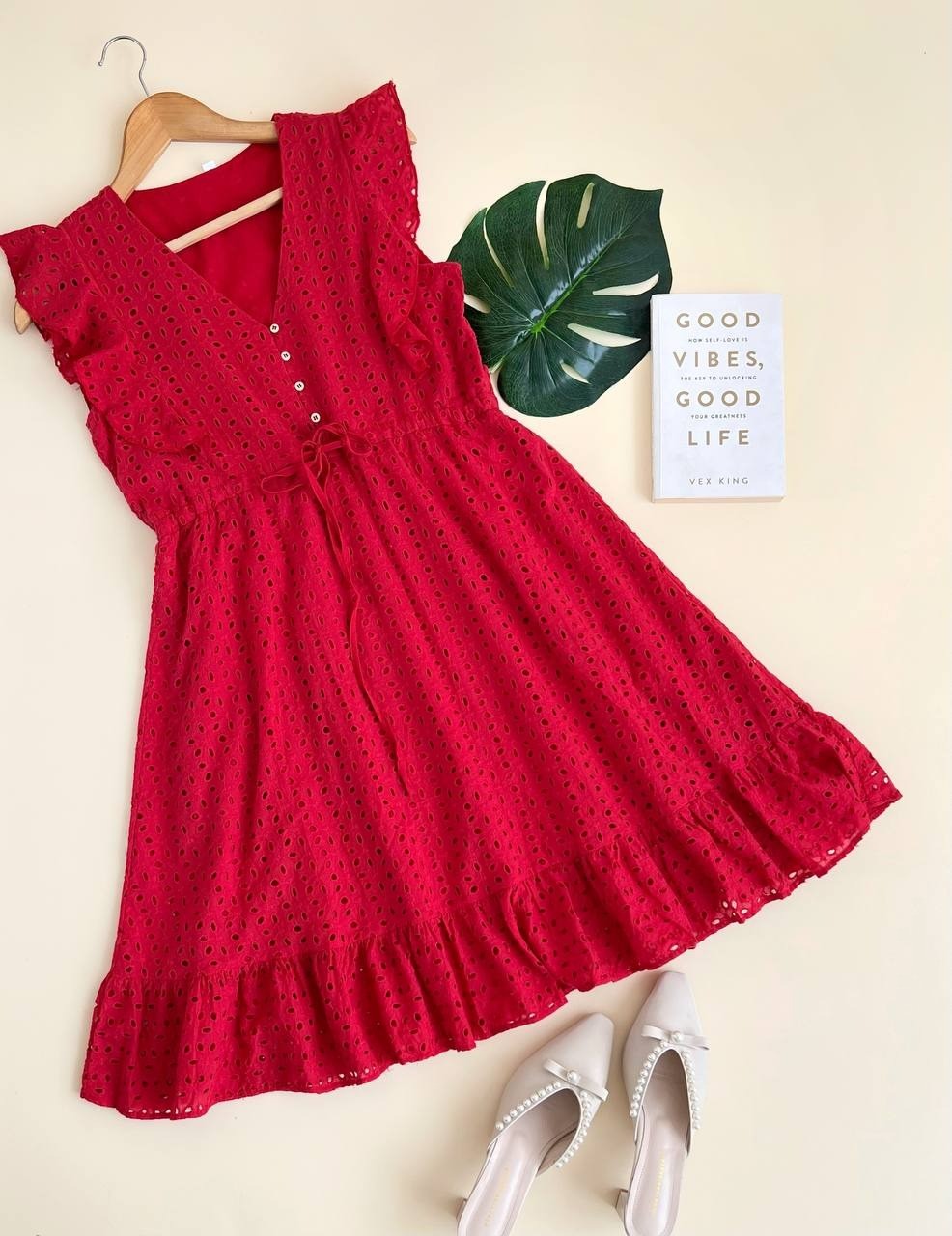 پیراهن خامه دوزی آستردار کد 1897