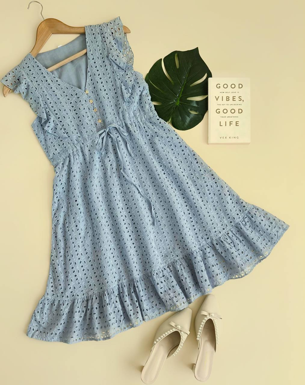 پیراهن خامه دوزی آستردار کد 1897