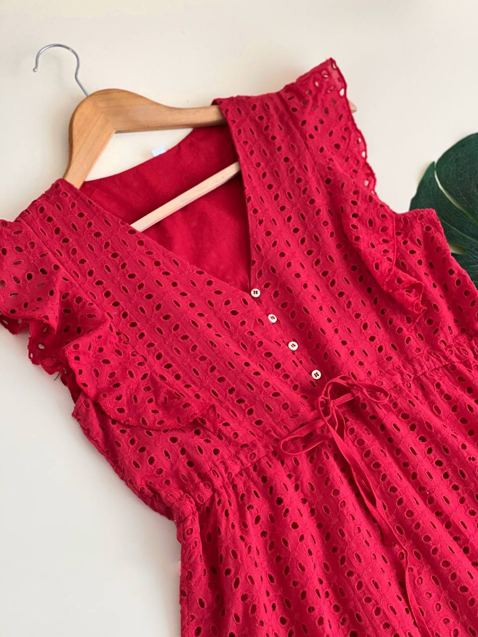 پیراهن خامه دوزی آستردار کد 1897