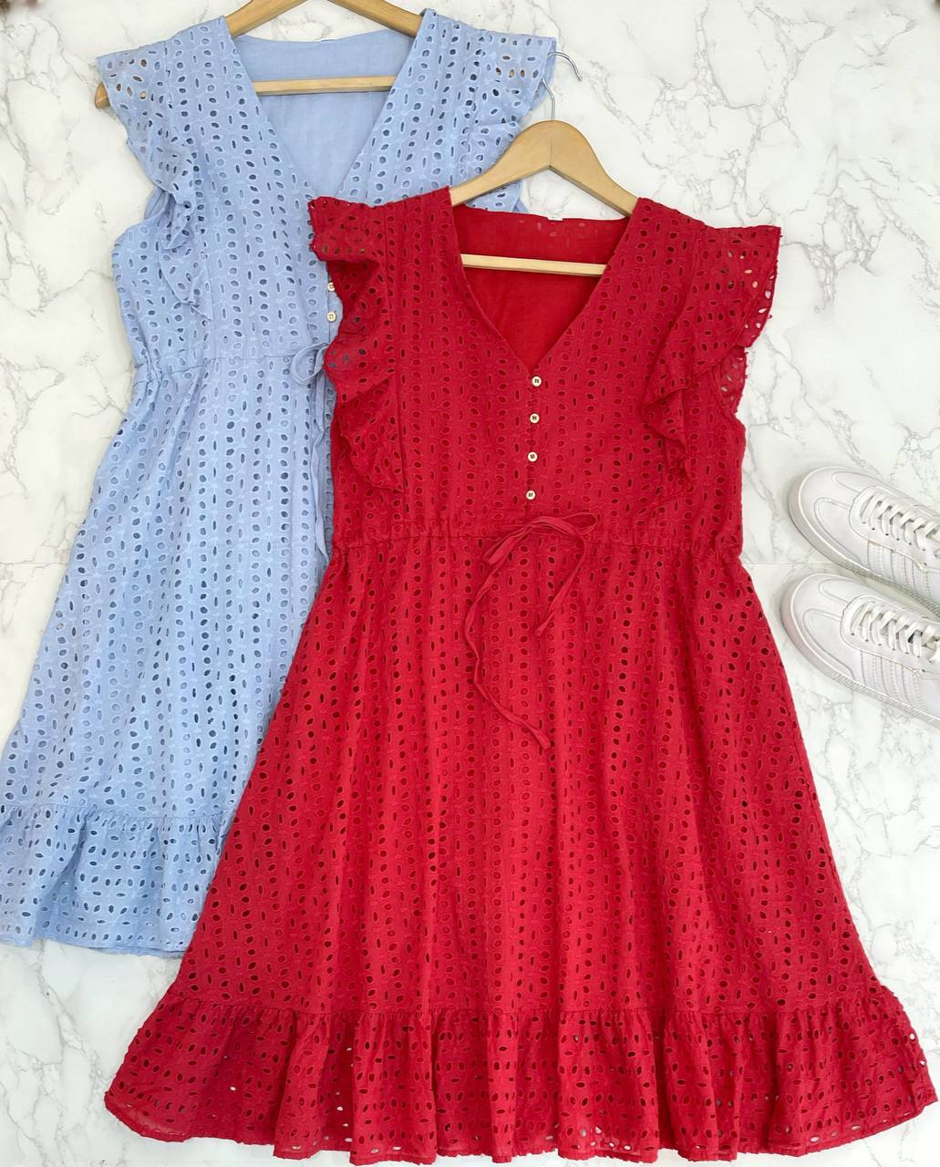 پیراهن خامه دوزی آستردار کد 1897