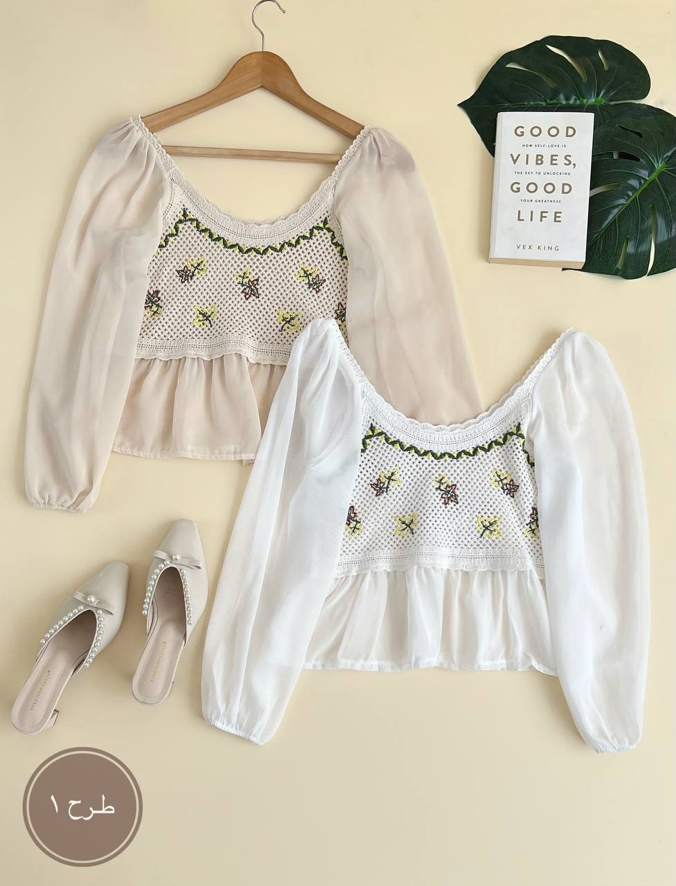 شومیز فانتزی خامه دوزی کد 1899