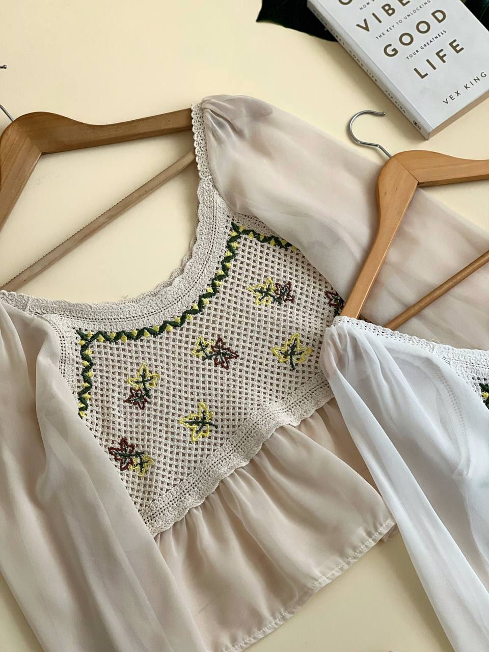 شومیز فانتزی خامه دوزی کد 1899