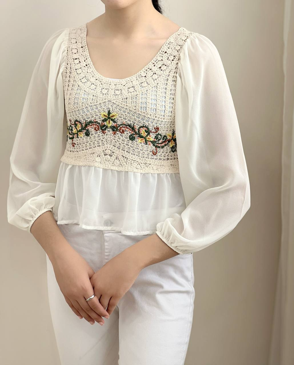 شومیز فانتزی خامه دوزی کد 1899