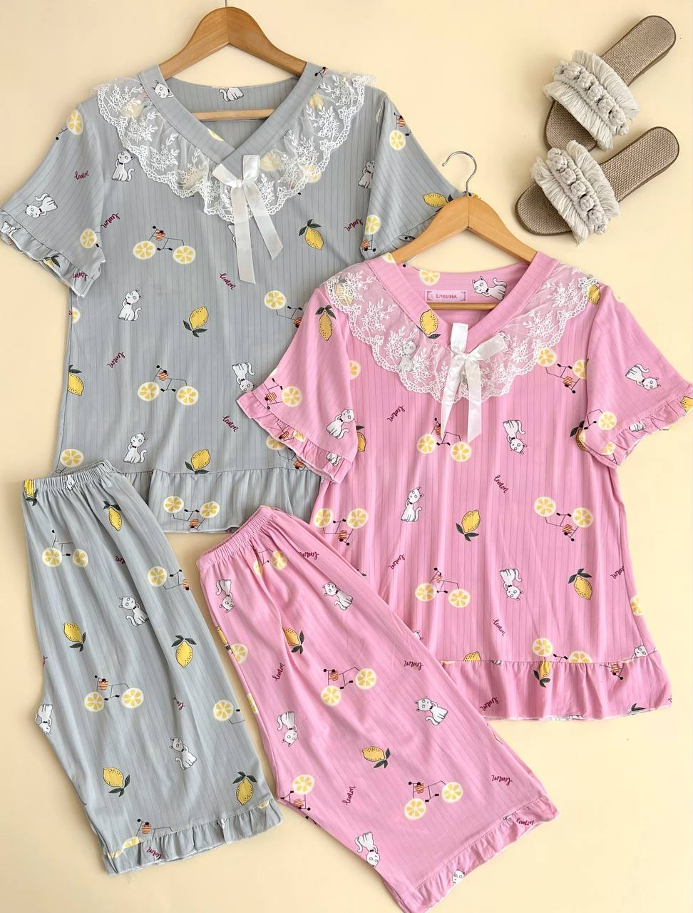 ست بلوز و شلوارک کد 1905