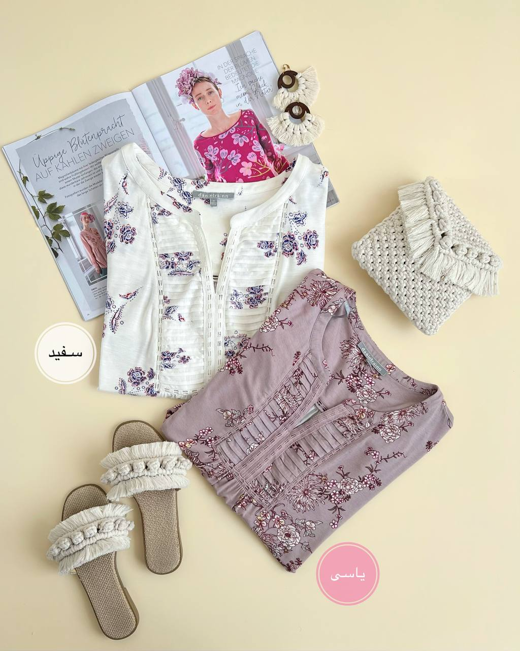 تیشرت قواره دار تمام نخ و پنبه کد 1909