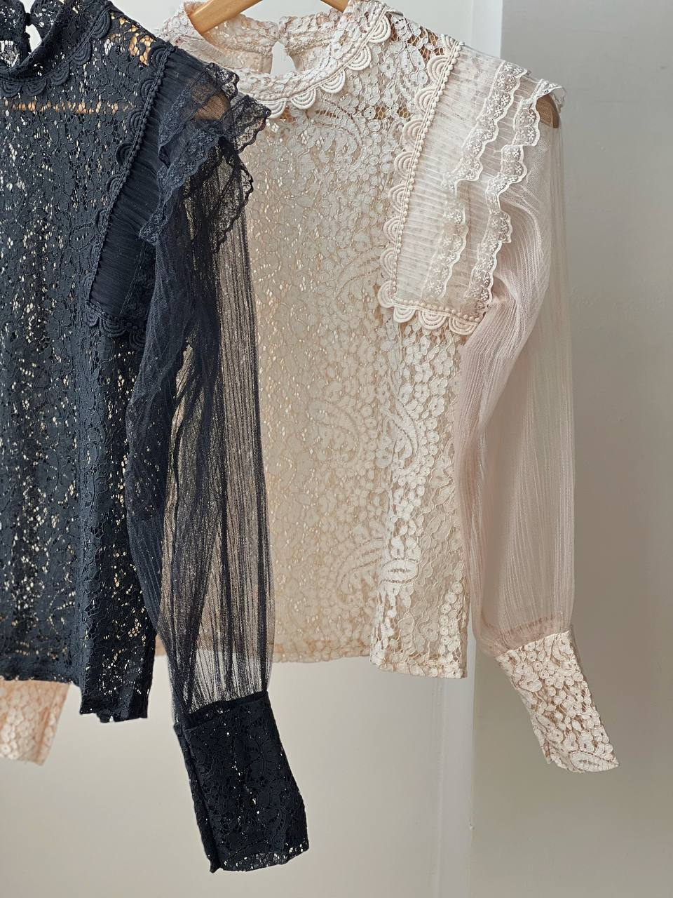 شومیز گیپور آستین تور کد 1919