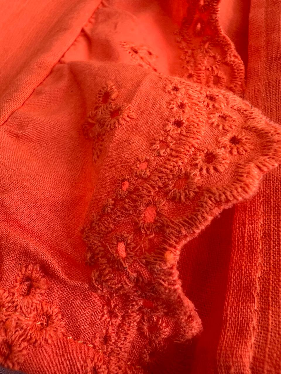 شوميز خامه دوزي استين چين کد 1675