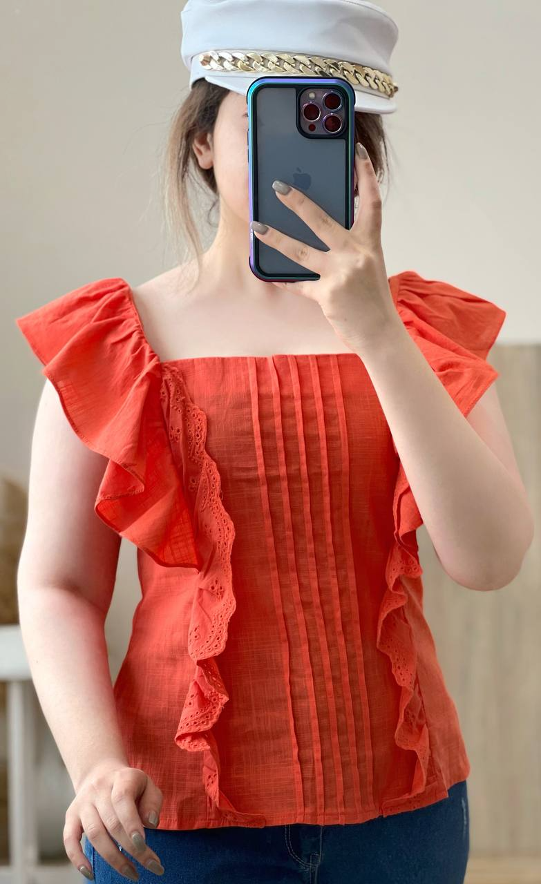 شوميز خامه دوزي استين چين کد 1675