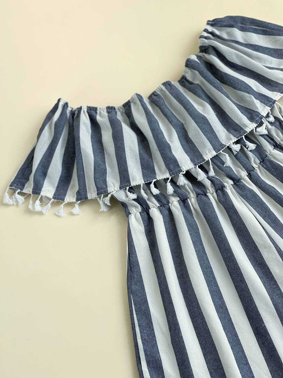 سرهمی راه راه منگوله دار کد 1936