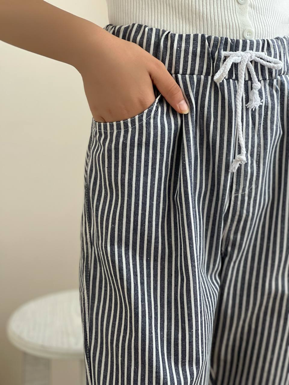 شلوار کنف راه راه کد 1937