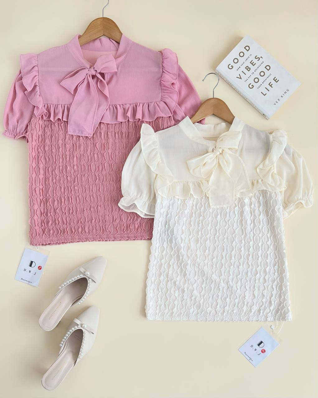 شومیز یقه پاپیونی کد 1947