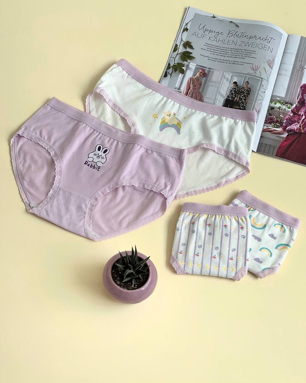 شورت طرح رنگین کمان کد 1948