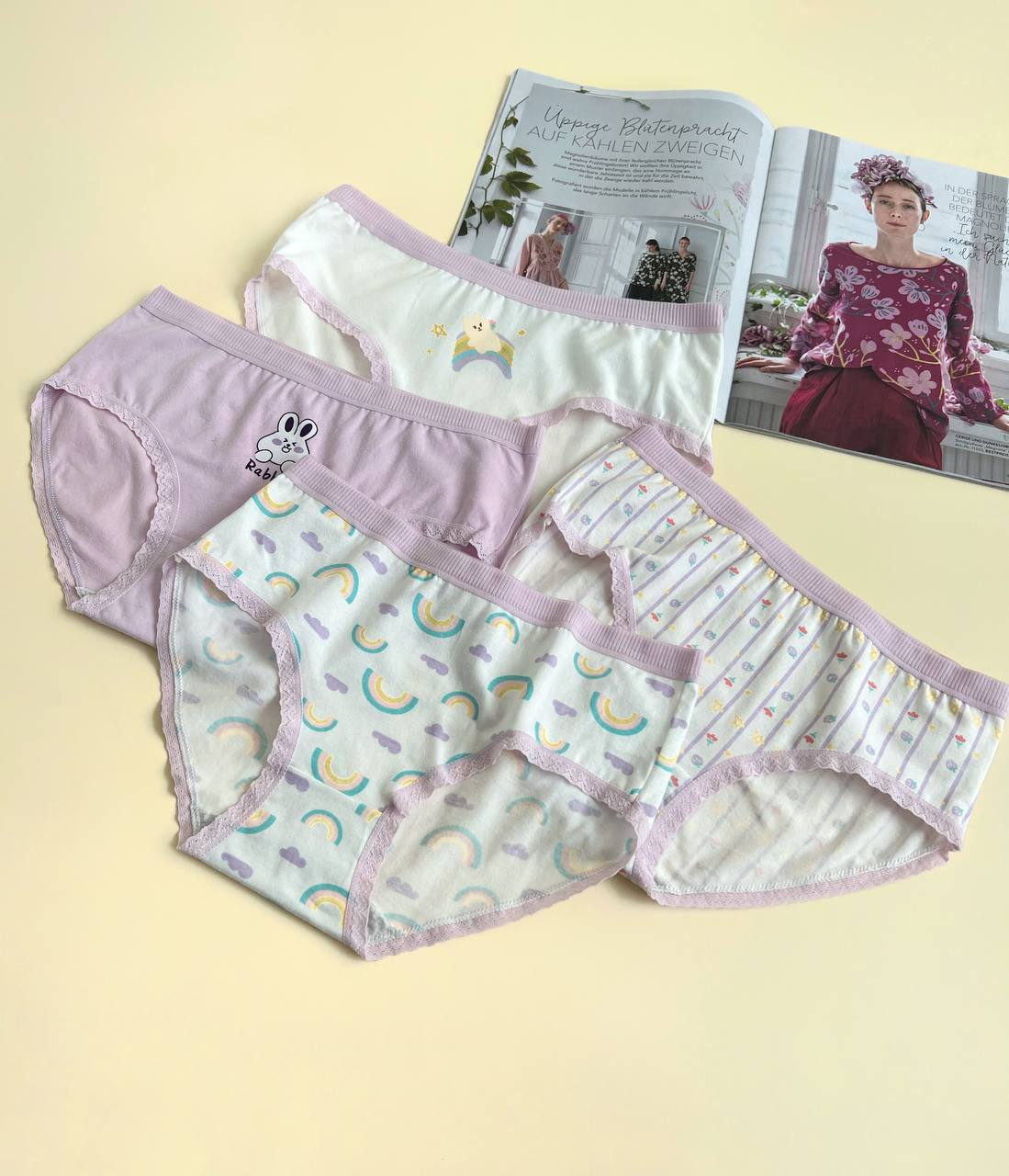 شورت طرح رنگین کمان کد 1948