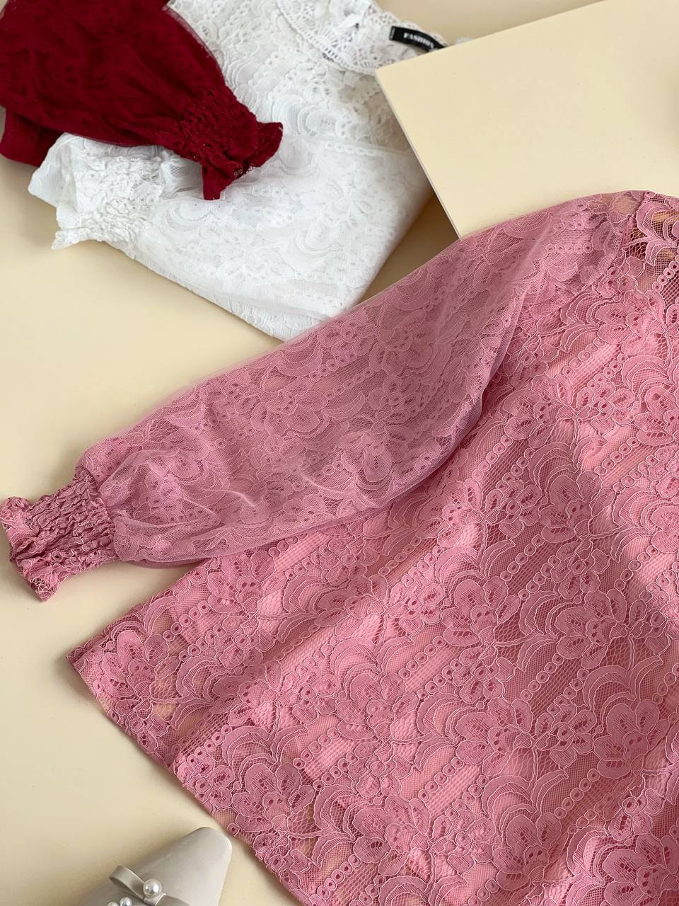 شومیز گیپور آستردار کد 1960