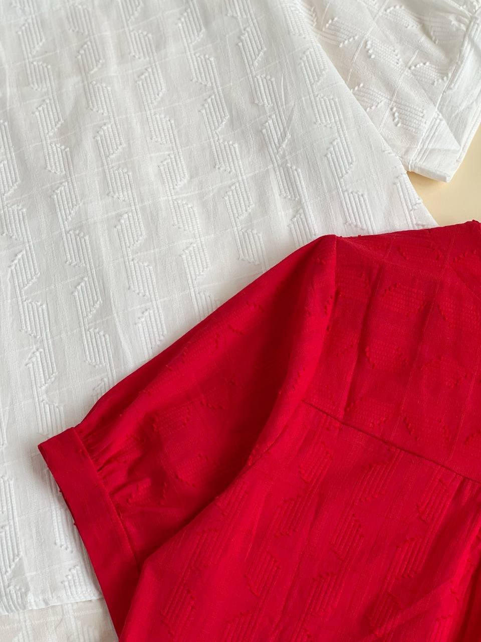 شومیز کنف گل برجسته کد 1969