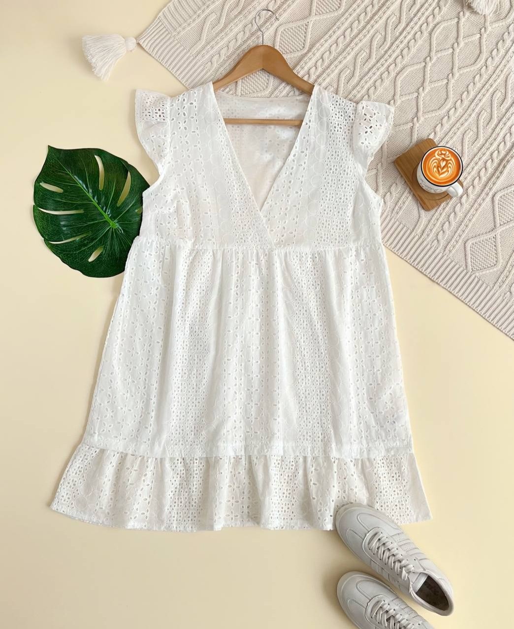 پیراهن خامه دوزی آستردار برند shein کد 1981