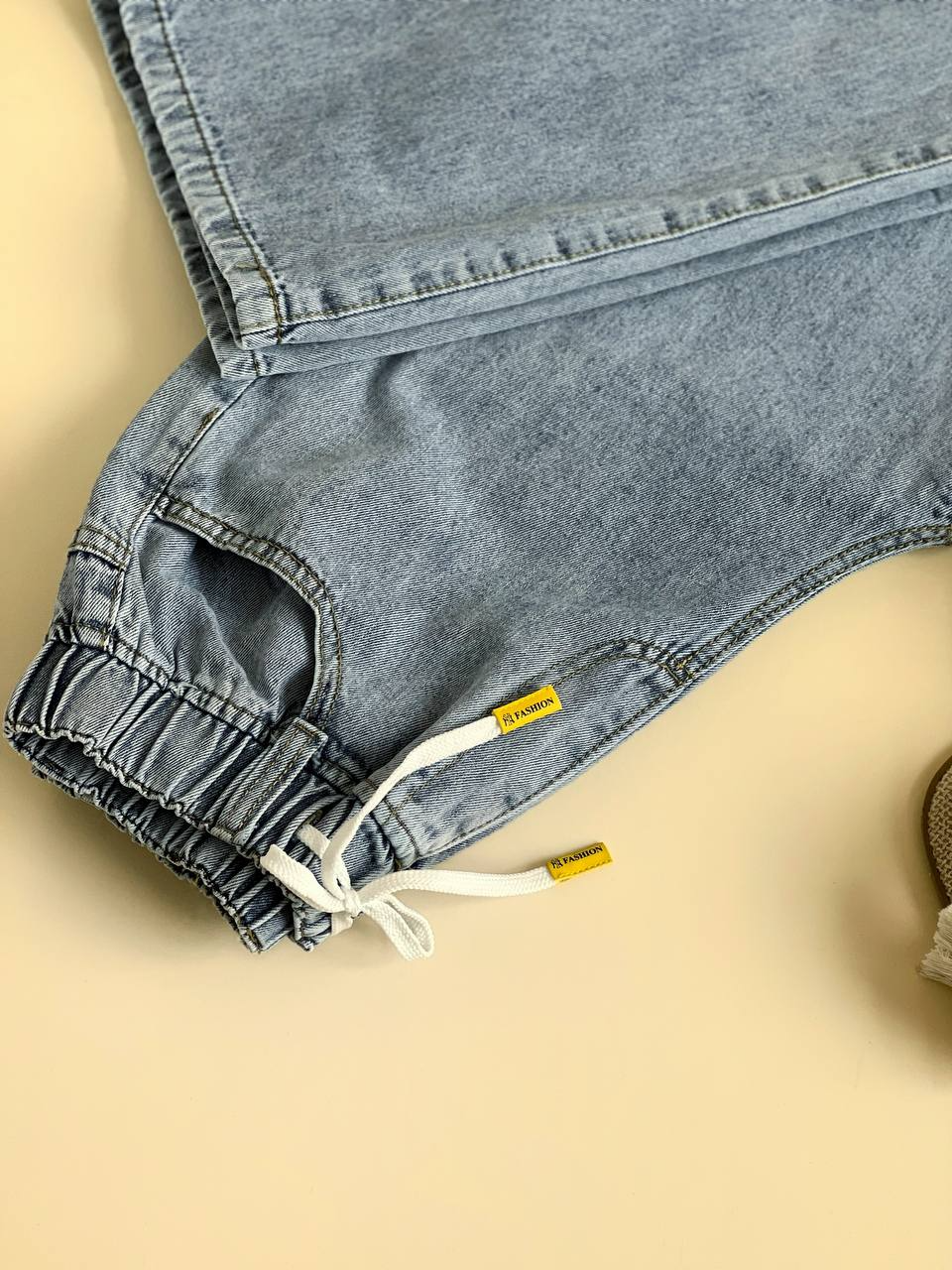 شلوار جین نیم بگ کد 1982