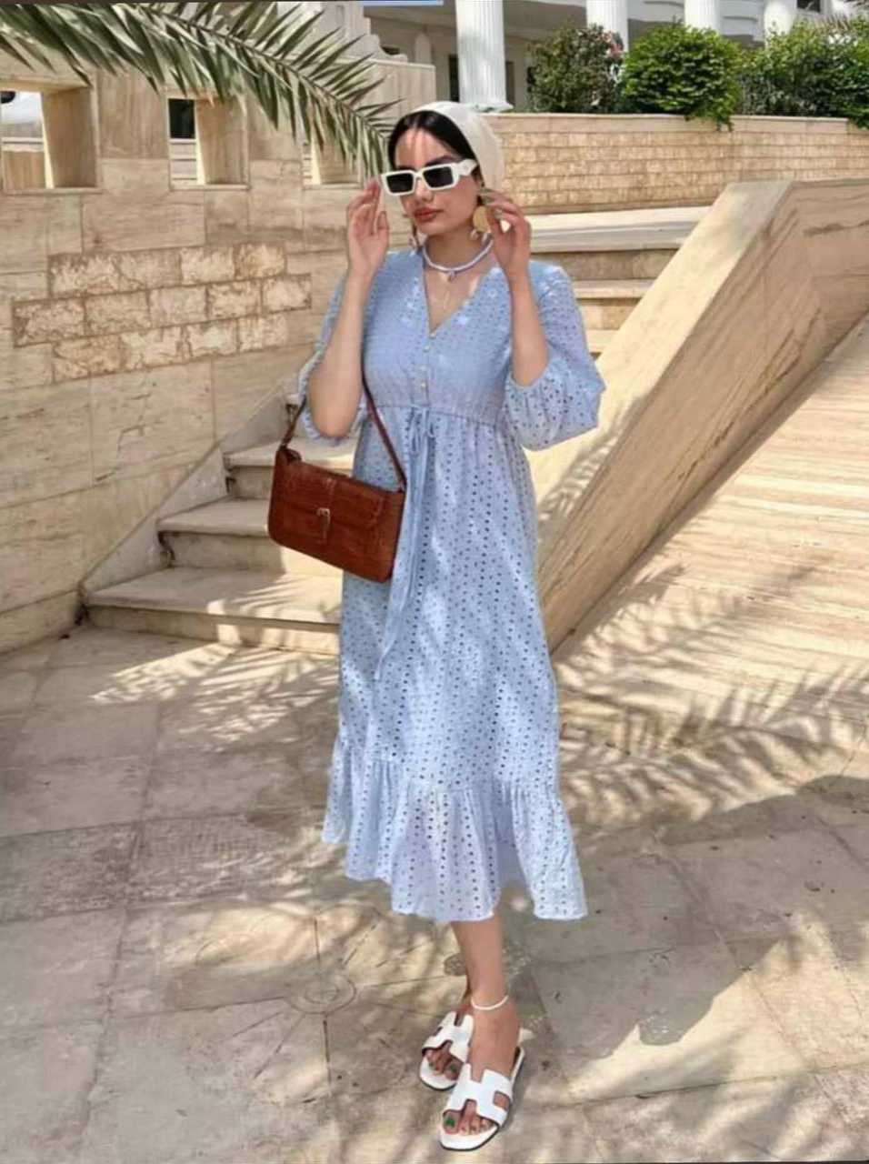 پیراهن خامه دوزی طرح دو کد 1985