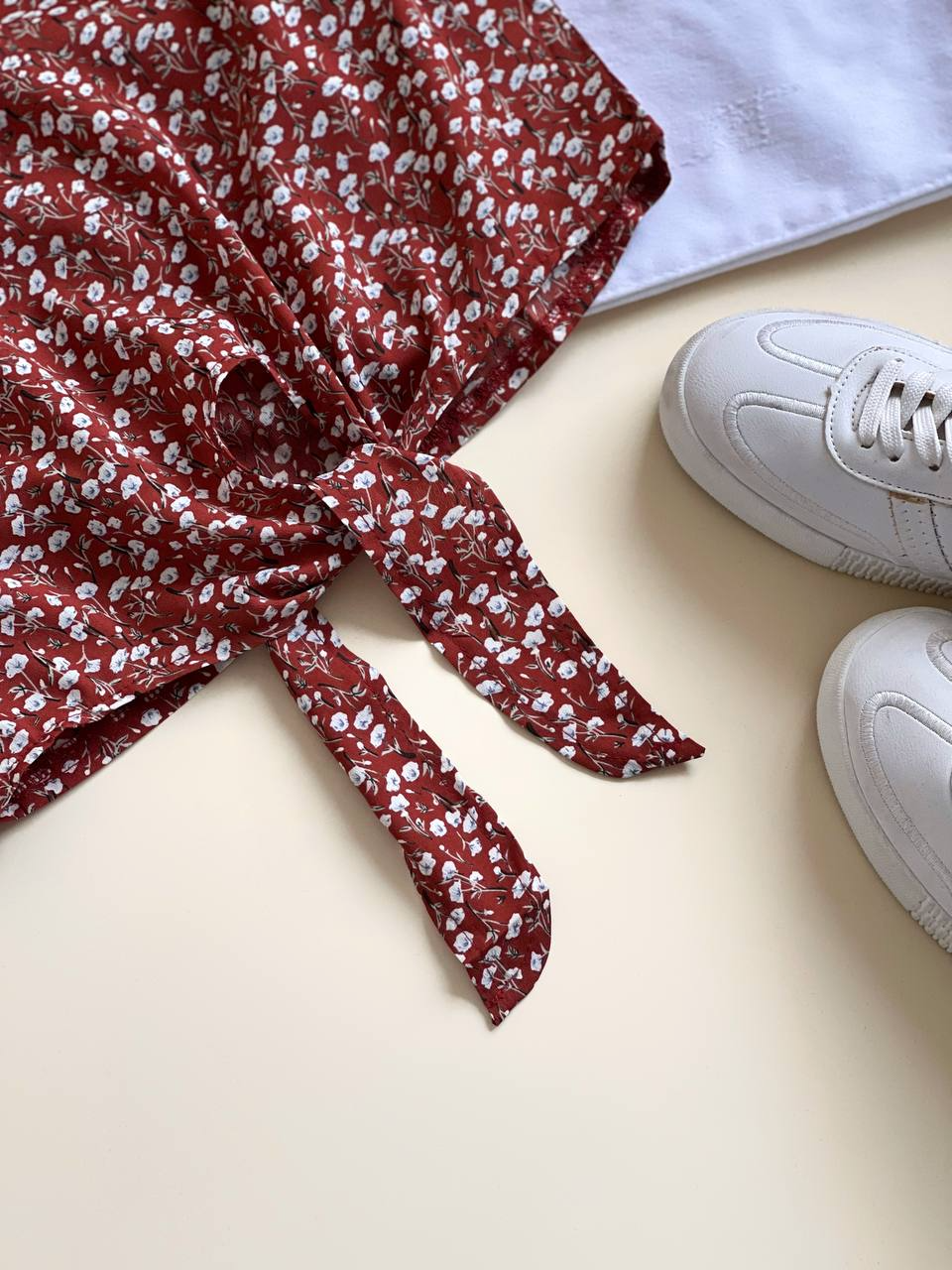 شومیز کرپ استین پله کد 1995