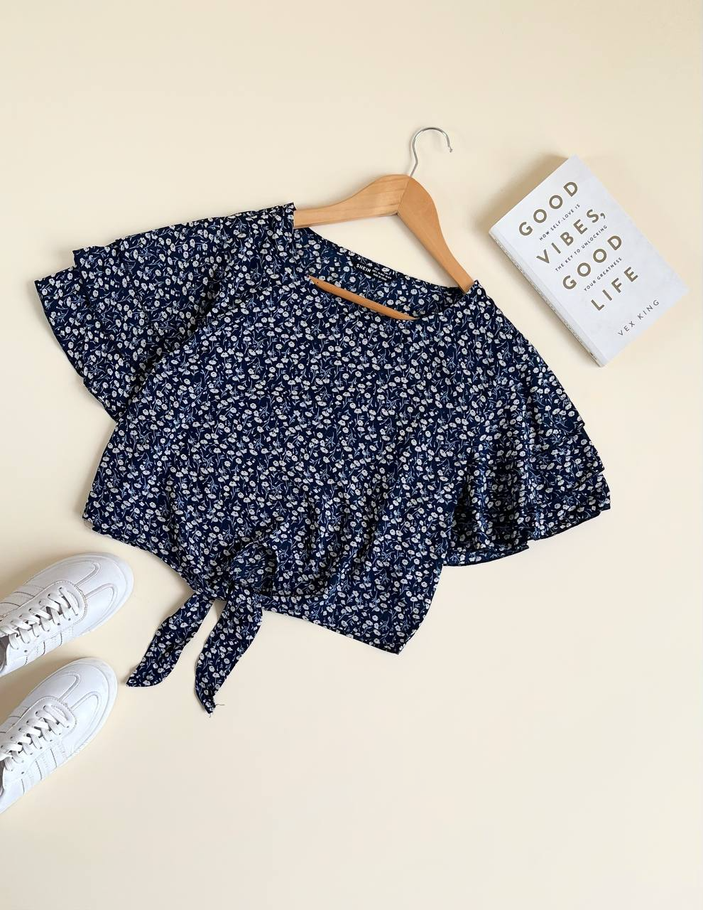 شومیز کرپ استین پله کد 1995