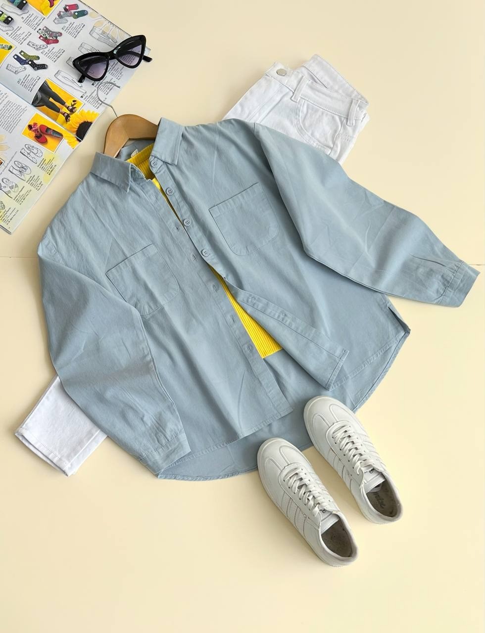 شومیز کتان کد 2002