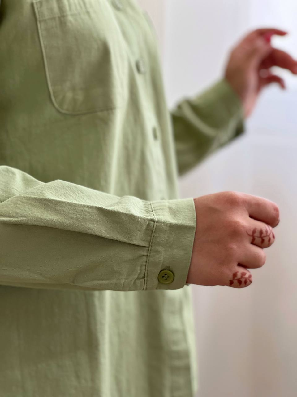 شومیز کتان کد 2002