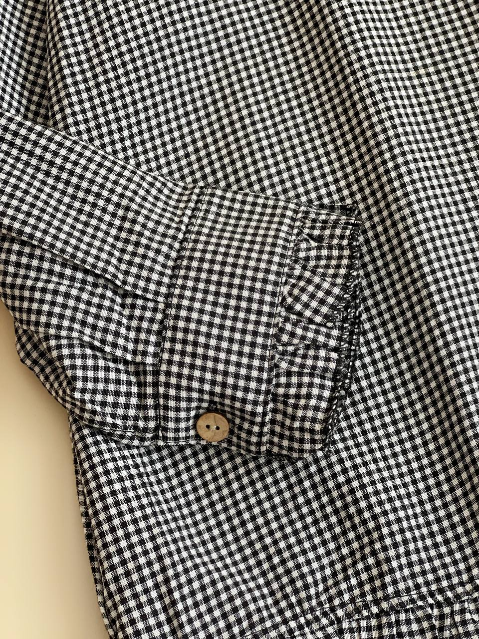 شومیز چهارخونه ریز کد 2004