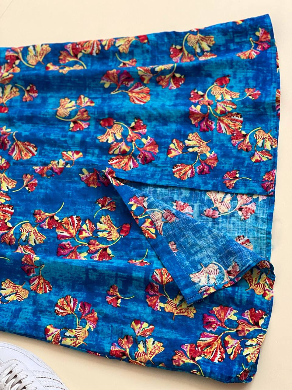 پیراهن نخی جلو دکمه کد 2008