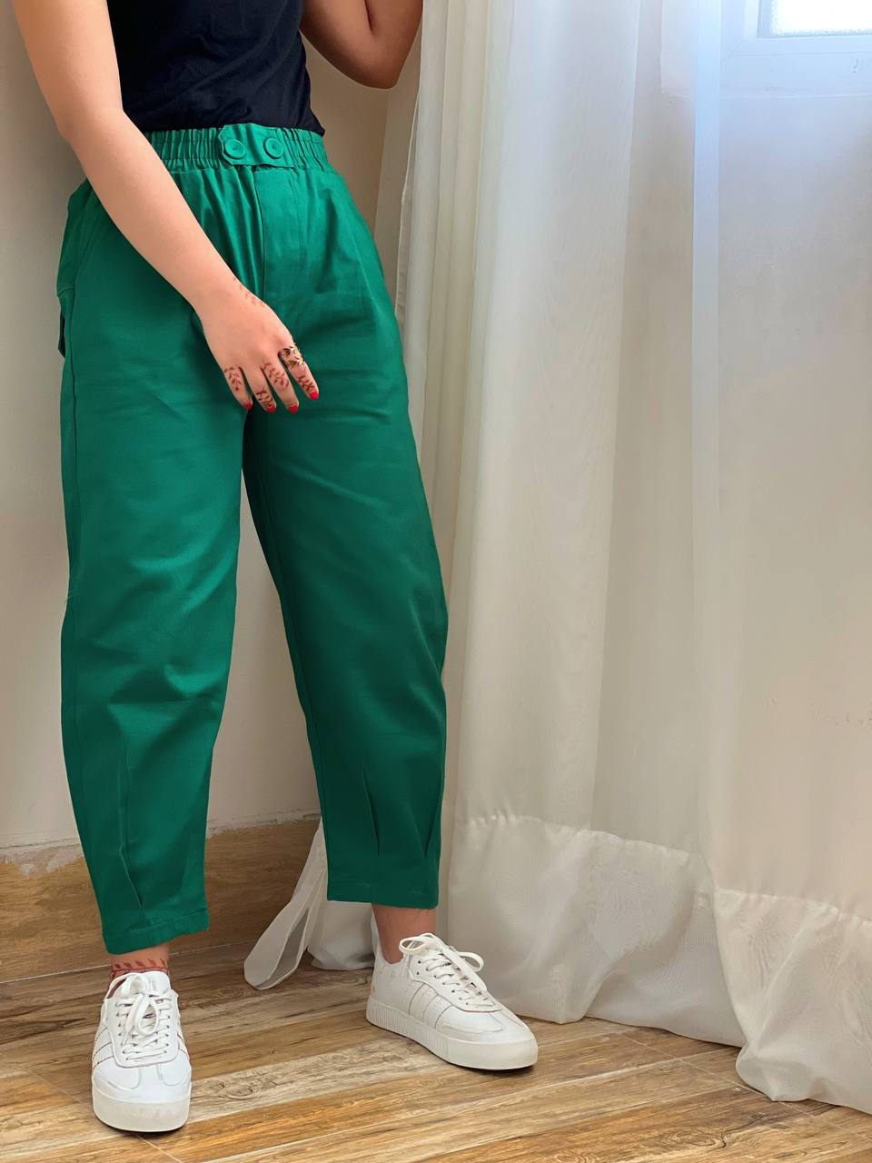 شلوار مام پیلی دار کد 2016