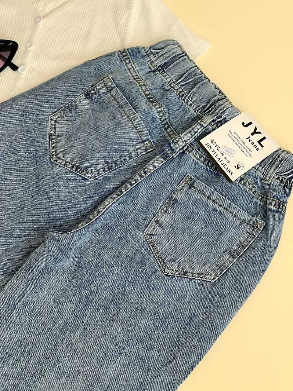 شلوار نیم بگ جین میکی موس کد 2020