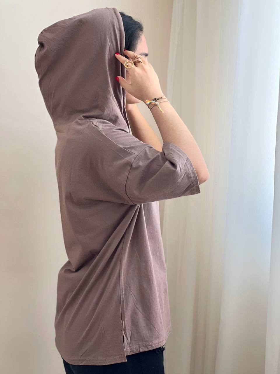 تیشرت کلاهدار کد 2027