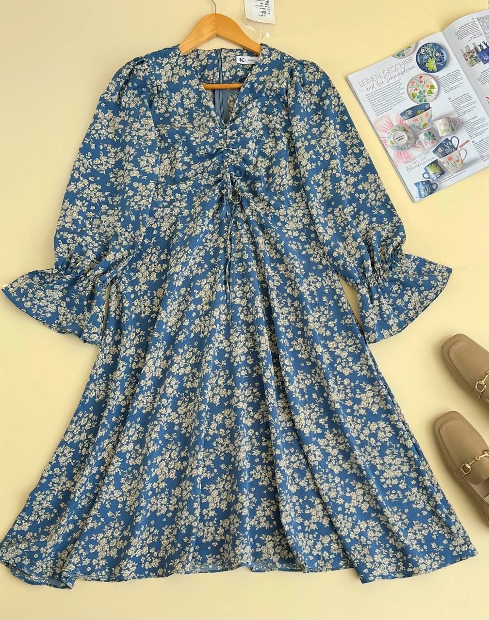 پیراهن کرپ نخ کد 2030