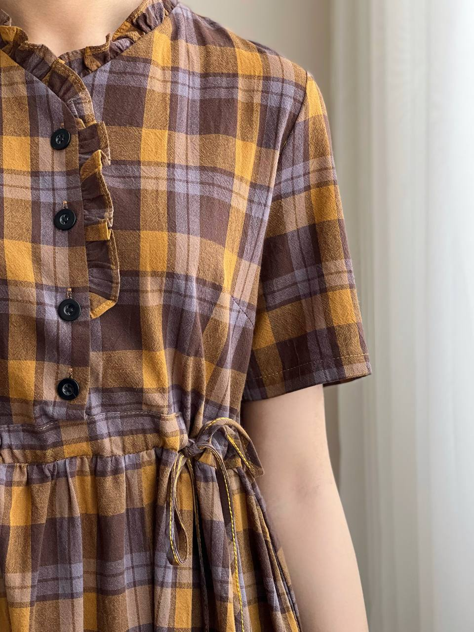 پیراهن چهارخونه کد 2035